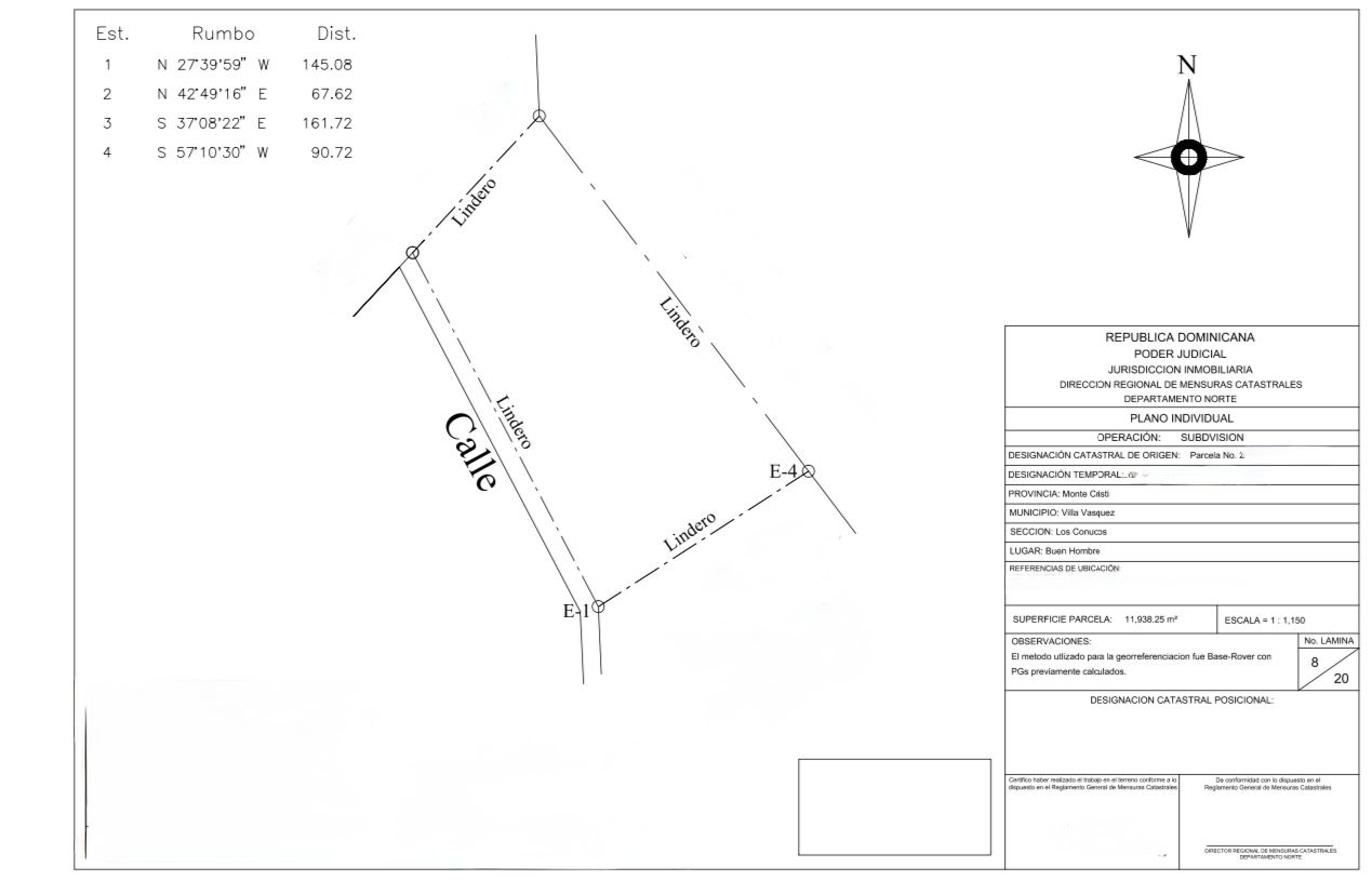 solares y terrenos - Venta solares buen hombre Monte Cristi wi 1