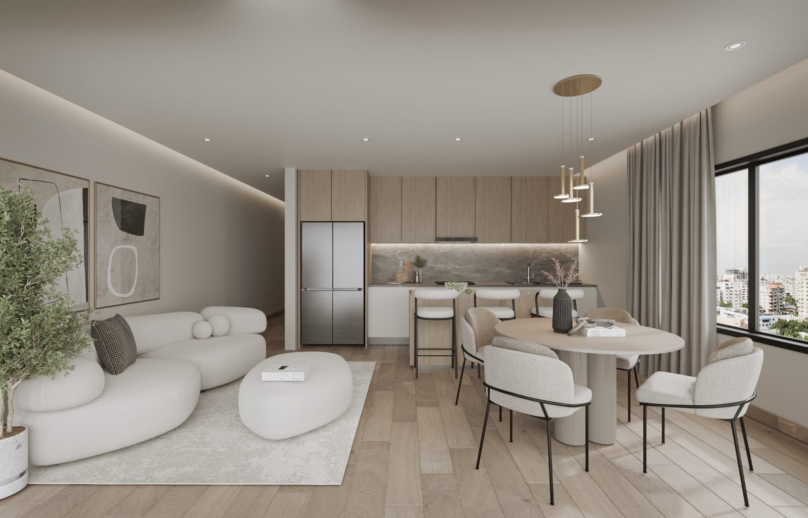 apartamentos - EN VENTA EN CENTRICO SECTOR DEL MILLON 1 HABITACION 5