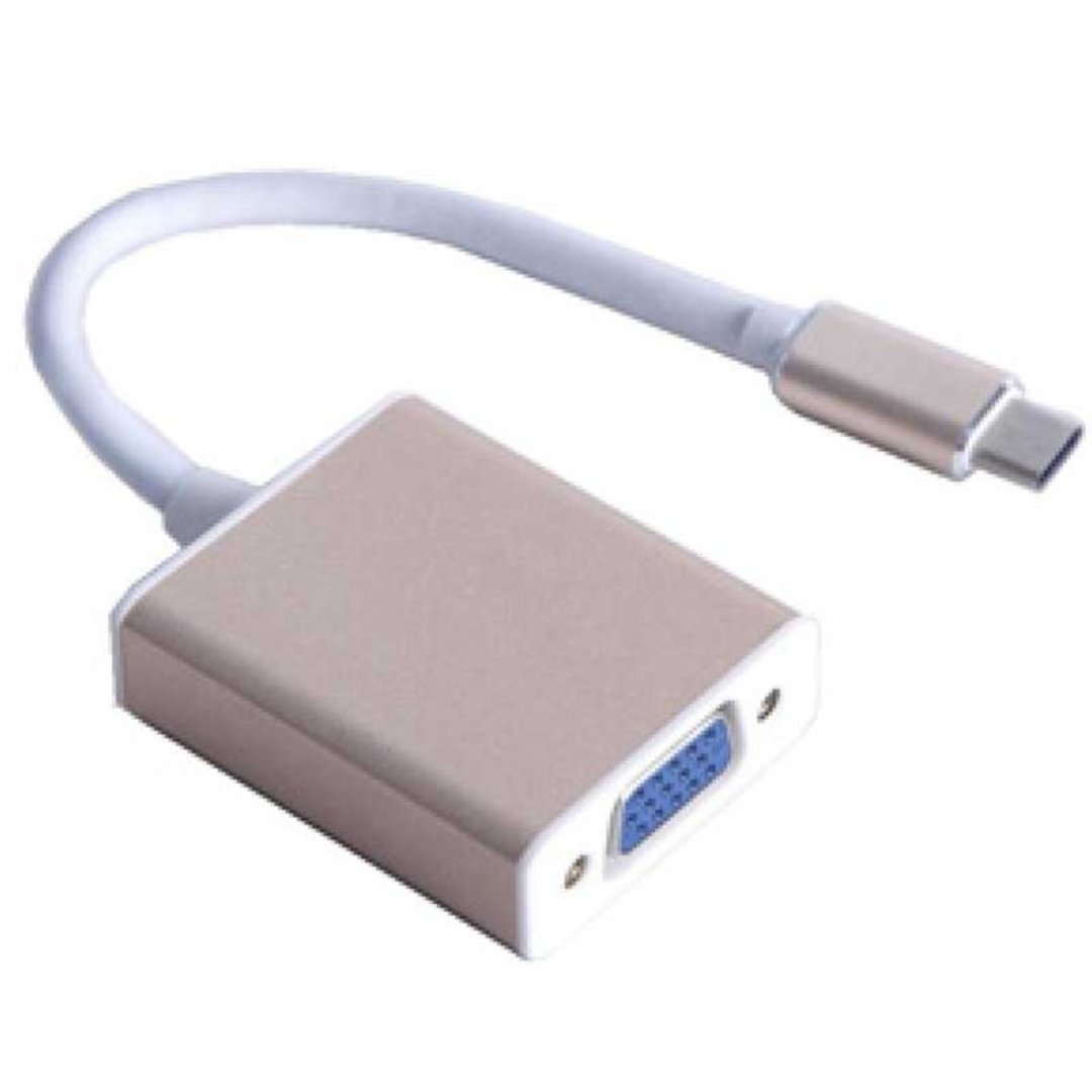 computadoras y laptops - ADAPTADOR USB 3.1 TYPE C A VGA, (AGI-1237)