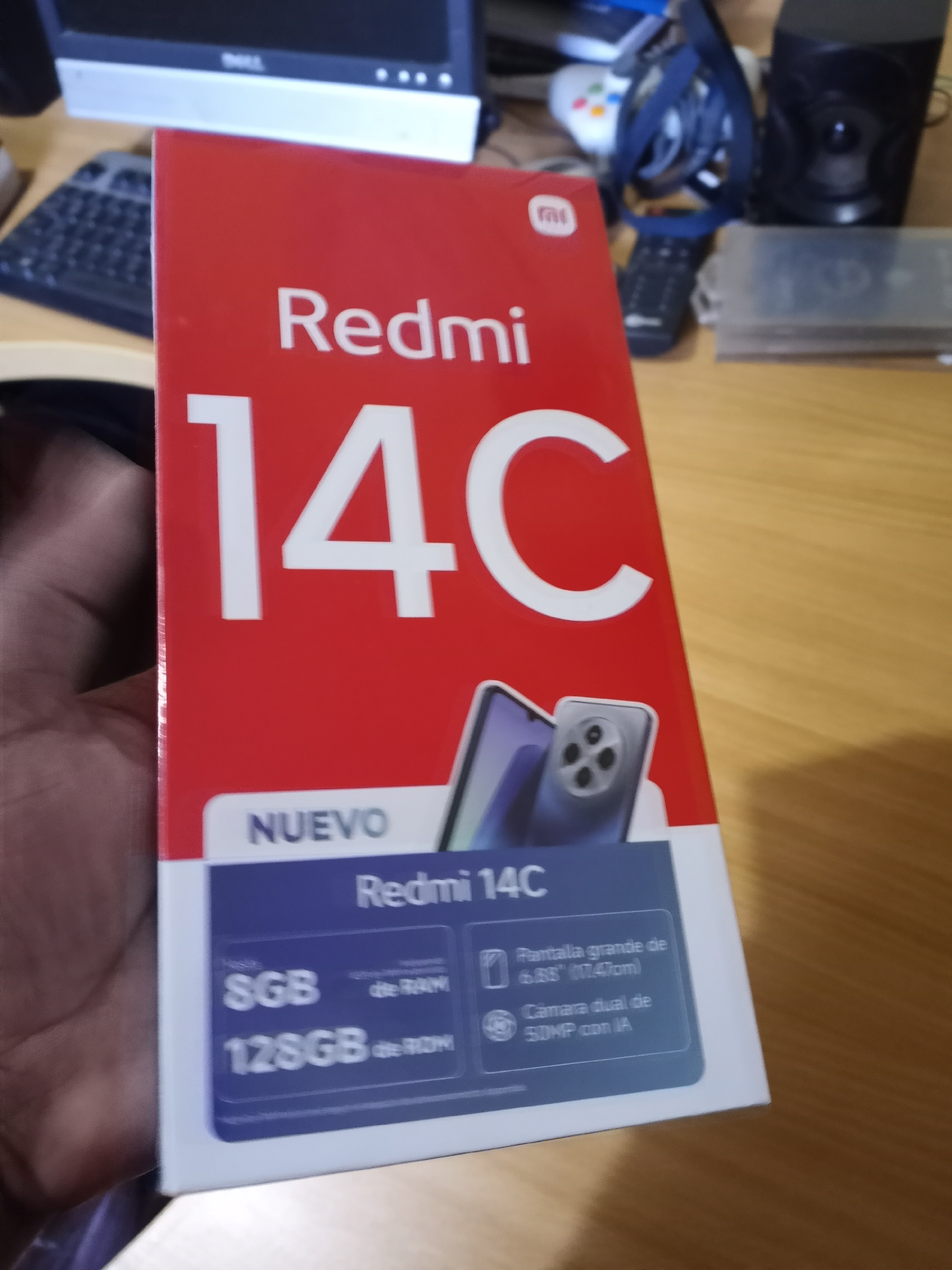 celulares y tabletas - xioami redmi 14c 128gb, 8gb de Ram azul nuevo con su caja. 3