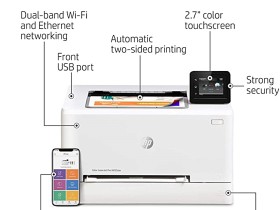 camaras y audio - OFERTA Impresora Hp Color Laserjet Pro M255DW 1