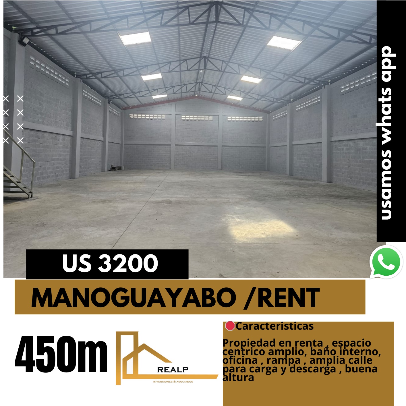 oficinas y locales comerciales - nave en manoguayabo