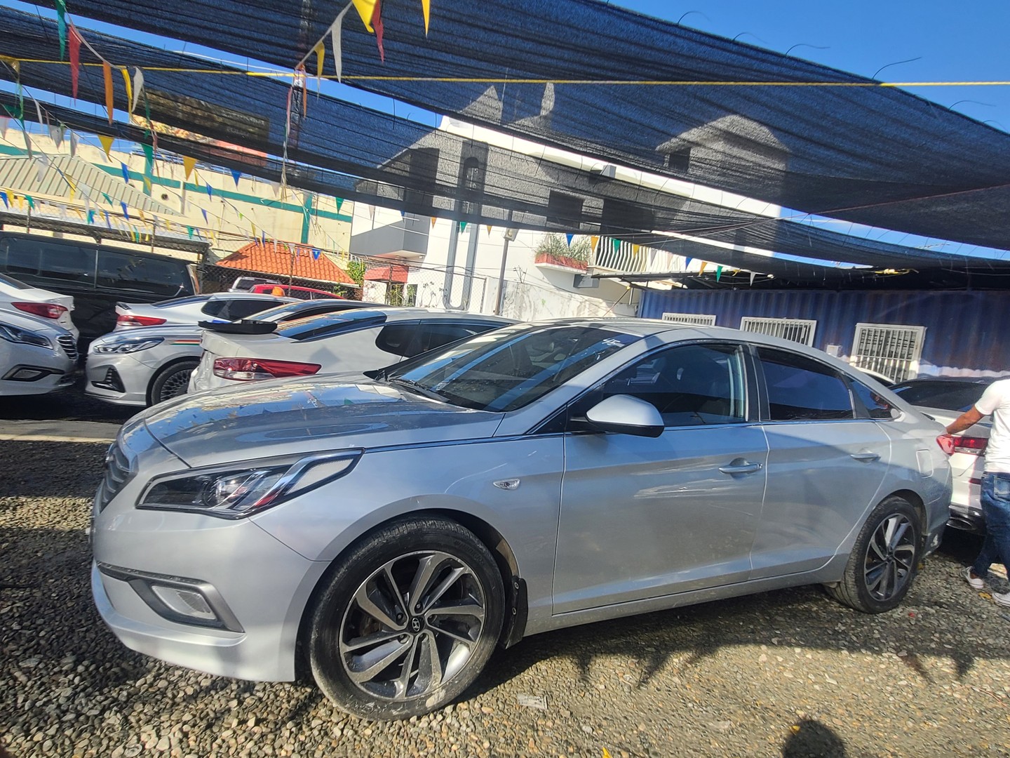 carros - HYUNDAI SONATA NEW RISE 2019 GRIS 5