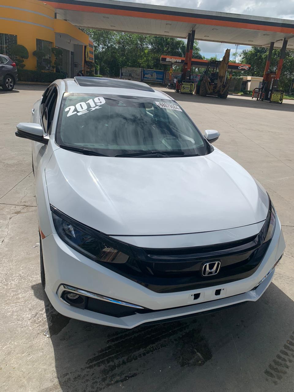 carros - HONDA CIVIC EX 2019 - Blanco Perla 2