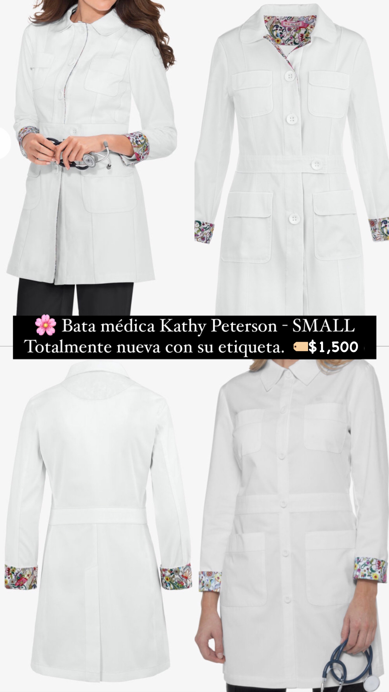 ropa para mujer - Bata médica nueva