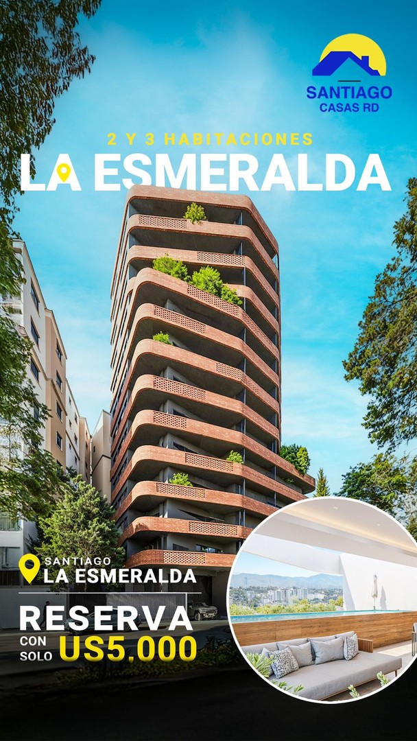 apartamentos - TORRE TAPIOLES – LA ESMERALDA, SANTIAGO DE LOS CABALLEROS.