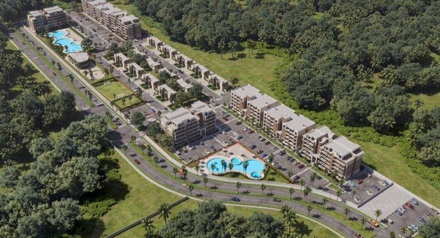 apartamentos - Proyecto en venta Punta Cana #24-1491un dormitorio, parqueadero, piscina, Gym.
 4