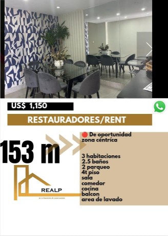 apartamentos - Apartamento en los restauradores amoblado