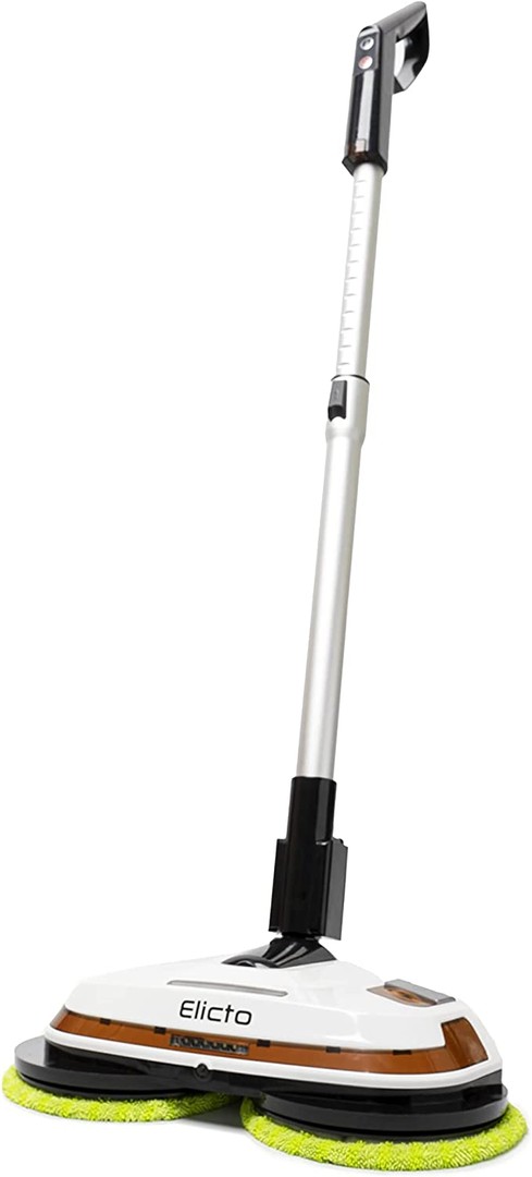 electrodomesticos - VACUUM ELICTO ES530 DUAL SPIN ELECTRONIC CORDLESS MOP AND POLISHER IN WHITE