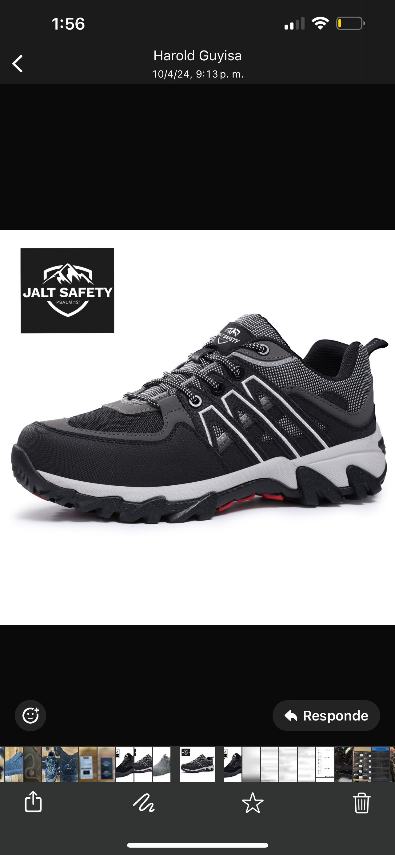 construccion e industrial - TENIS (BOTAS) DE SEGURIDAD JALT SAFETY MAGNA ROCK 