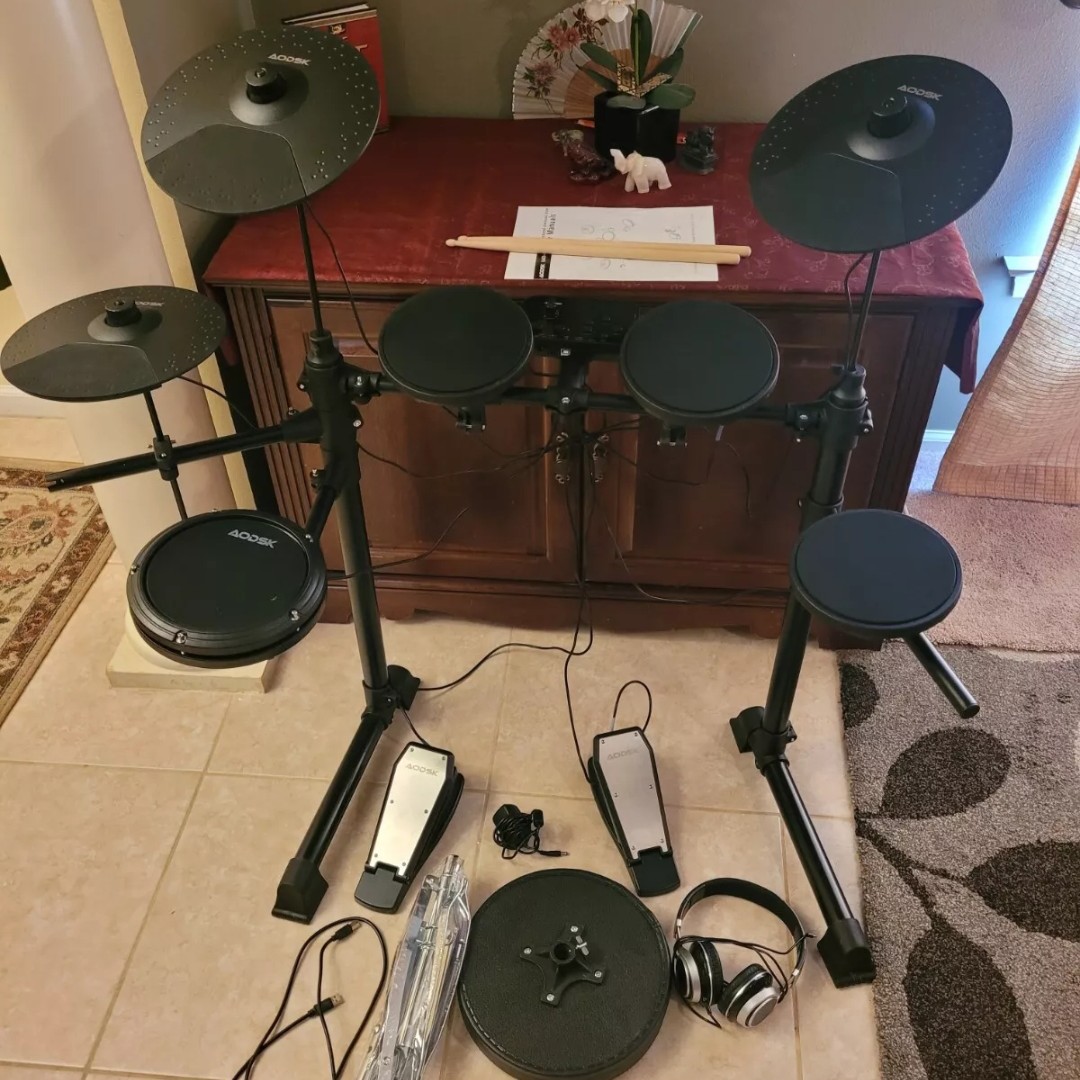 instrumentos musicales - Batería eléctrica AODSK en venta 0