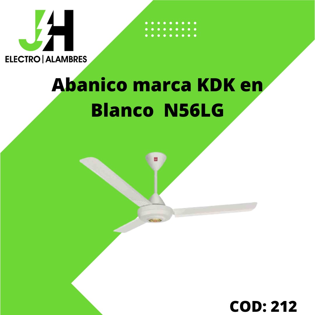 electrodomesticos - Abanicos de techo KDK en color Blanco y marrón