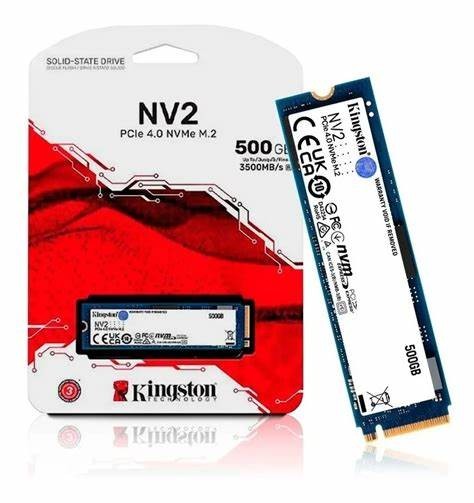 accesorios para electronica - SSD NVME Kingston NV2 500G M.2 2280 PCIe 4.0 Gen 4x4