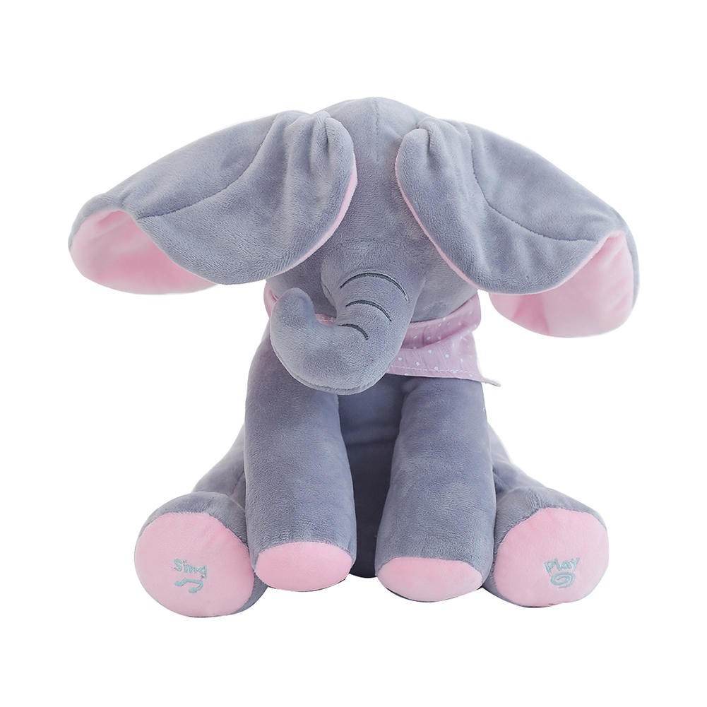 juguetes - Elefante animado de peluche interactivo Canta y Mueve juguete regalo bebe niño 1