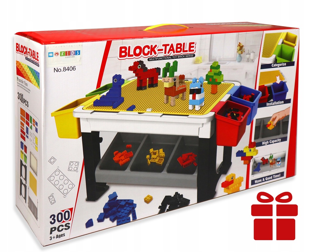 juguetes - Mesa Multifuncional de juegos para niños, mesa de Bloques Legos  2