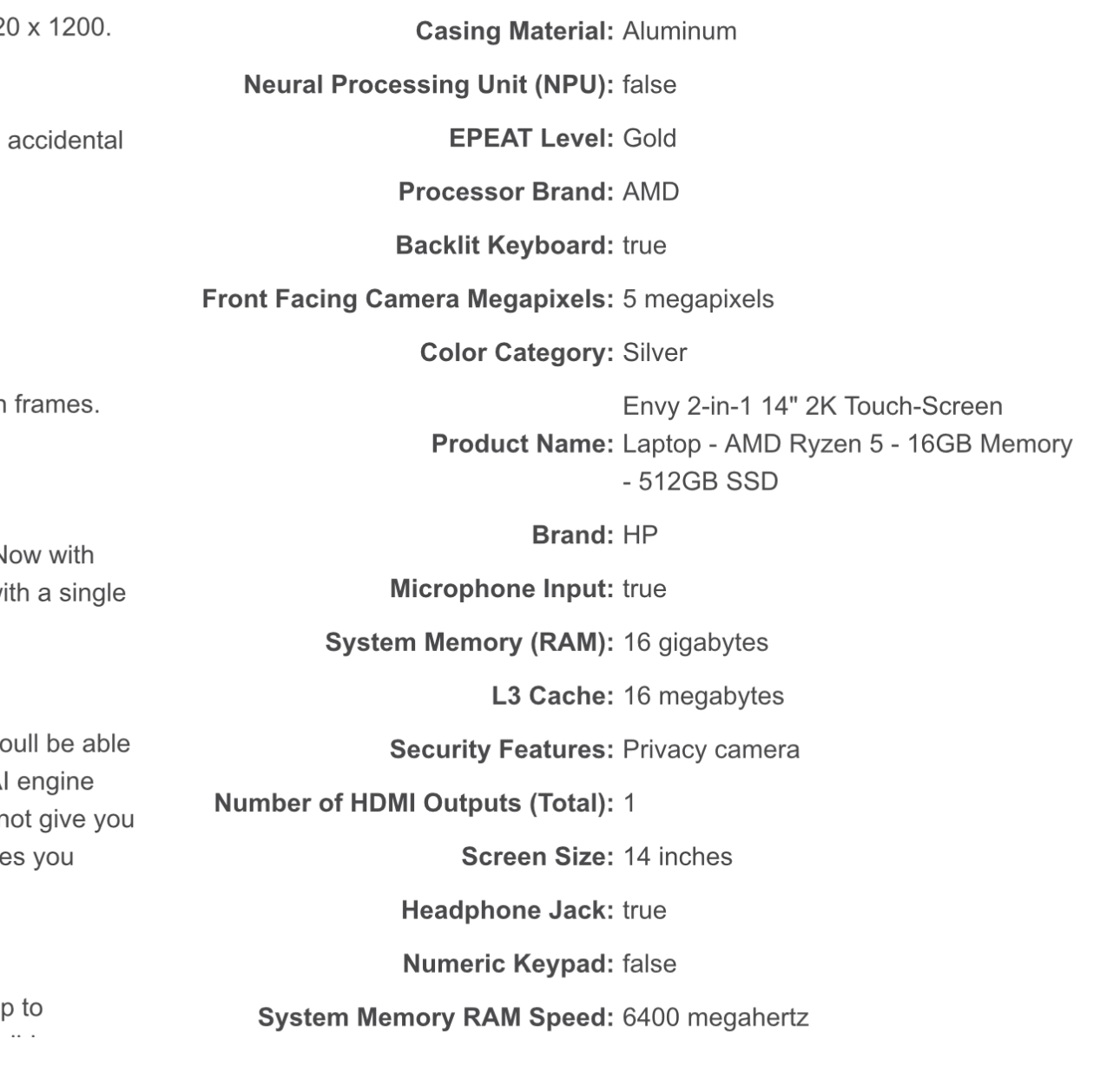 computadoras y laptops - Laptop HP Envy 360 14" TS AMD Ryzen 5 512GB+16GB 6