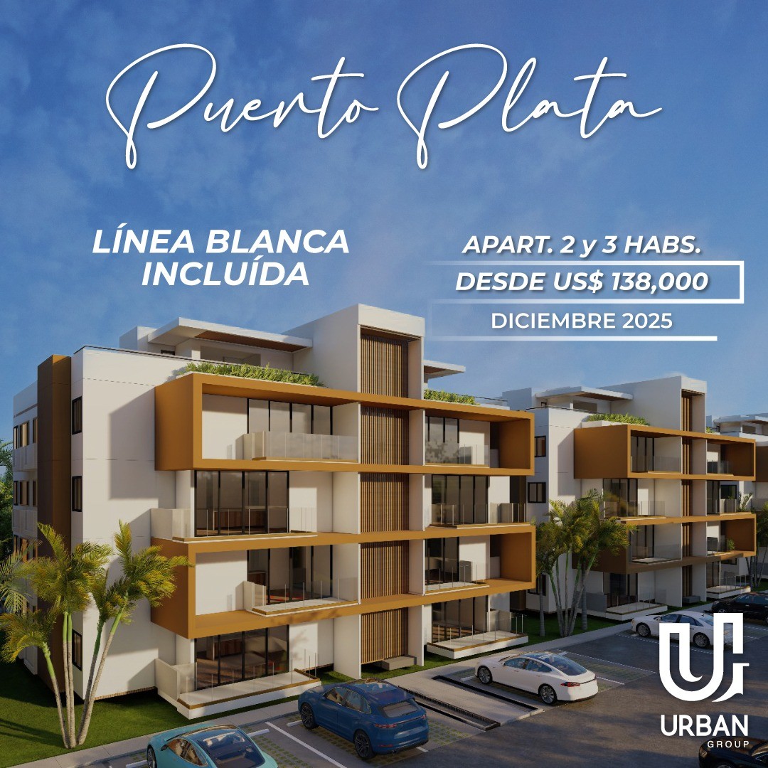 apartamentos - Apartamentos con Linea Blanca en Playa Dorada Puerto Plata 1