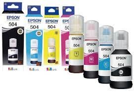 computadoras y laptops - BOTELLA DE TINTA EPSON T504  EN TODOS LOS COLORES PRECIO POR COLOR 