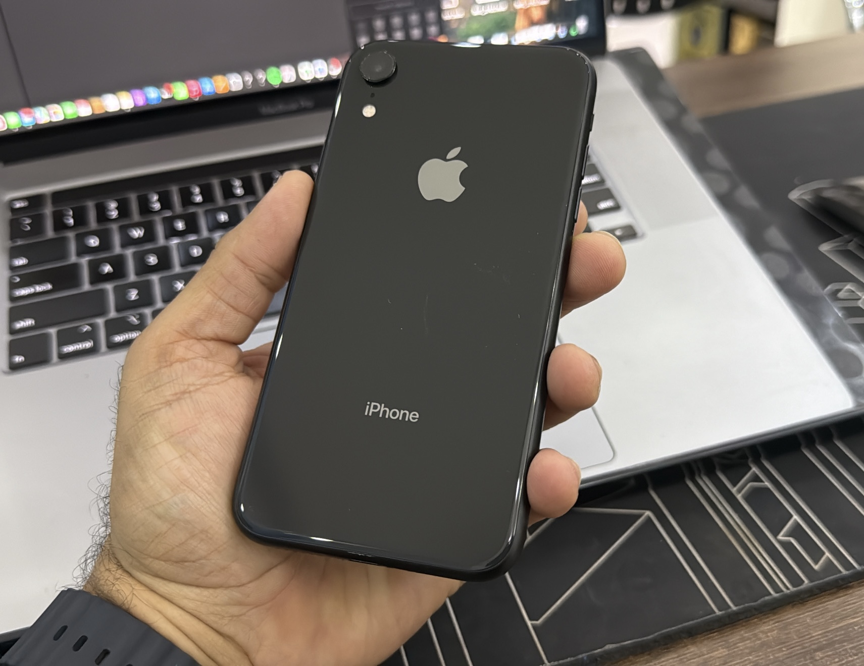 celulares y tabletas - iPhone XR 64GB Negro Usado, Desbloqueado,$ 9,500  0