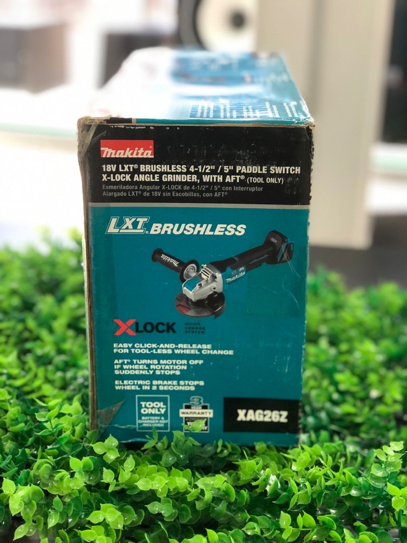 herramientas, jardines y exterior - Esmildora Angular X-Love de 4-1/2” / 5” con interruptor Alargado LXT de 18v