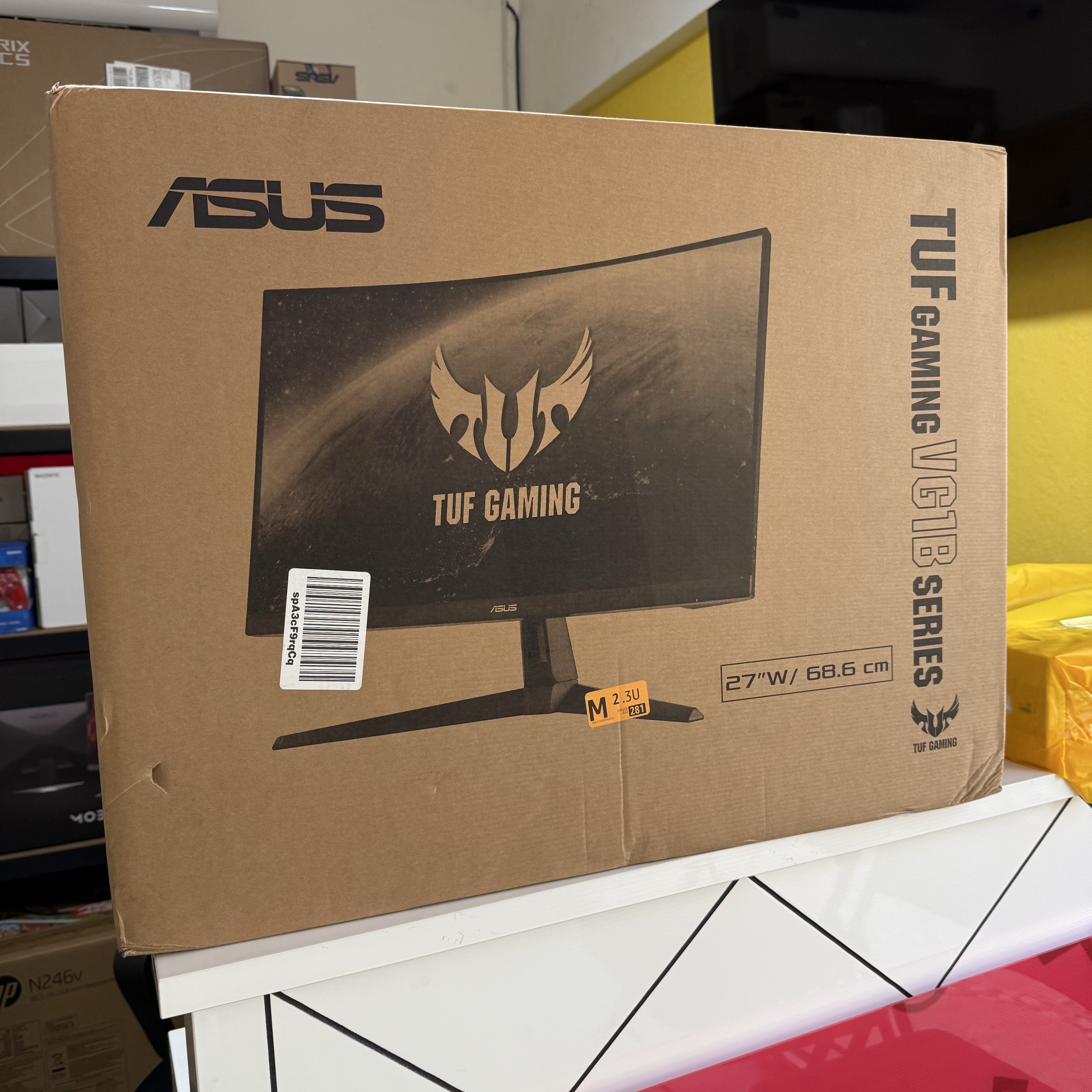 tv - ASUS TUF Gaming VG27VH1B 27” Curvo