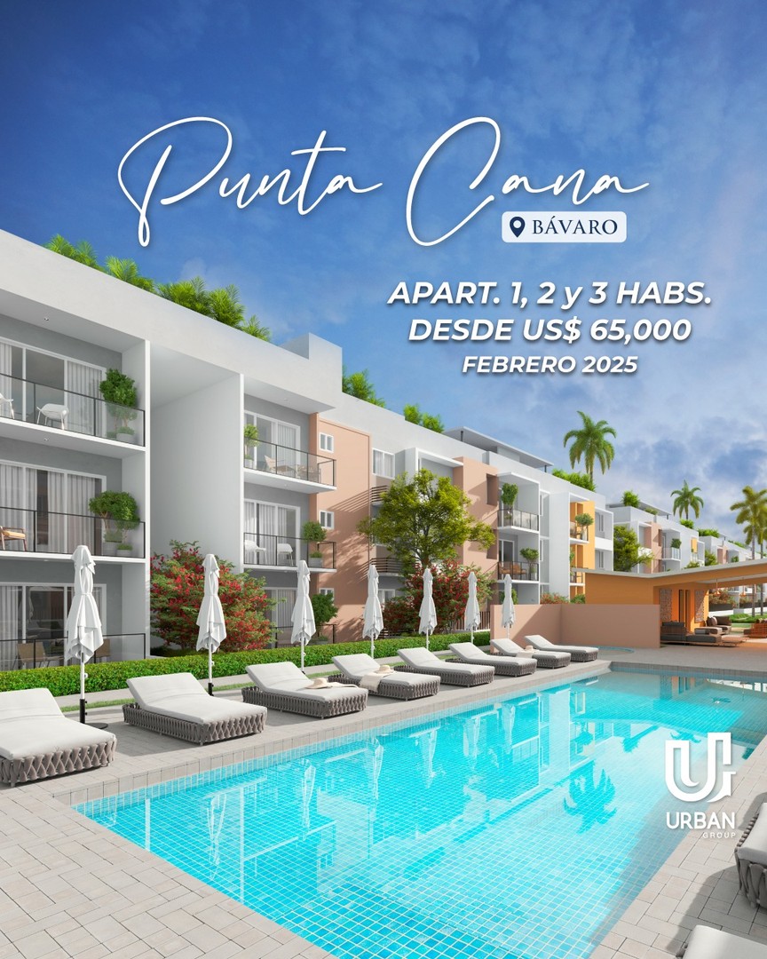 apartamentos - Apartamentos de 1, 2 y 3 Habitaciones desde US$65,000 En Punta Cana 0