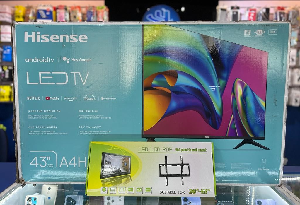 tv - TELEVISOR HISENSE DE 43 PULGADAS ANDROID TV
 0