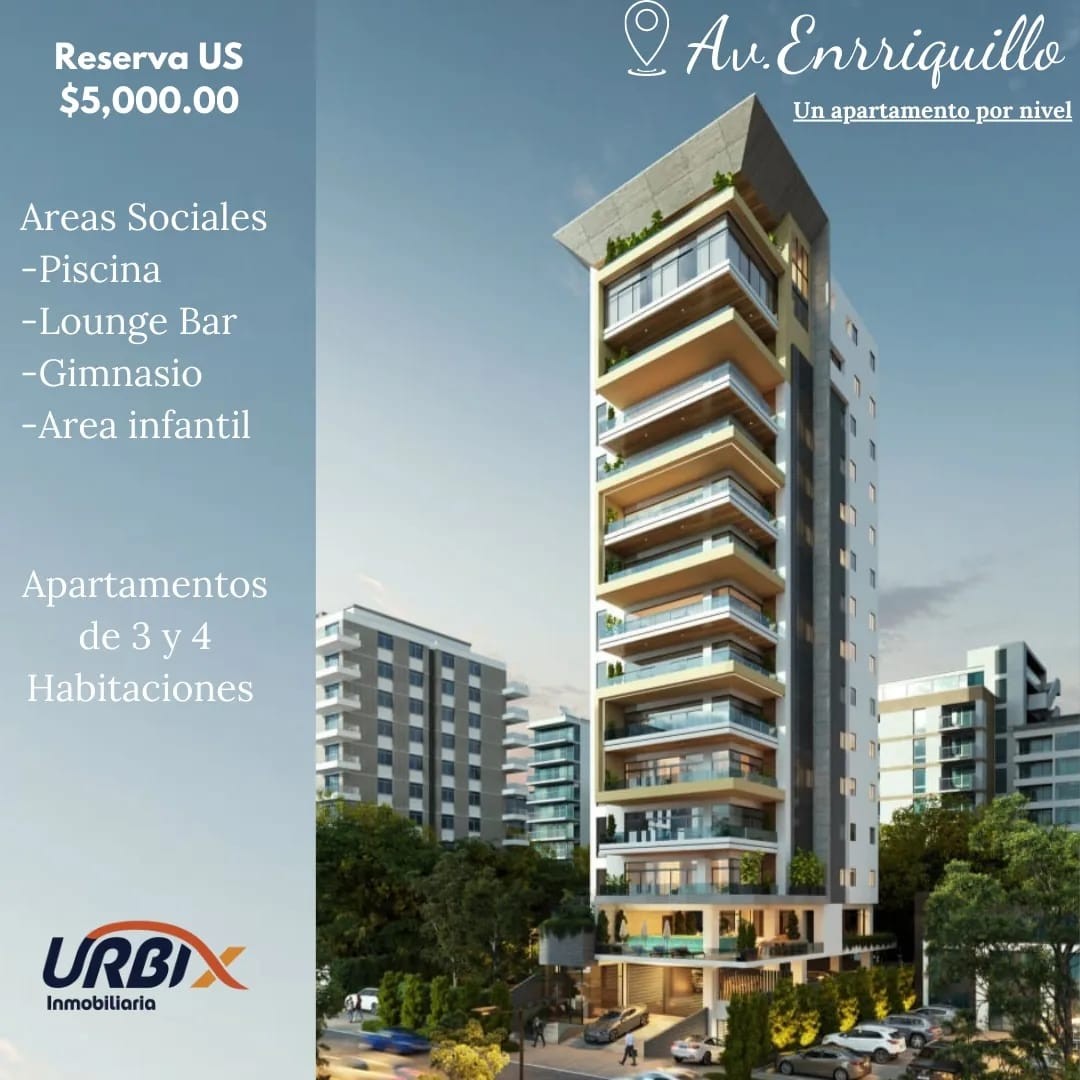 apartamentos - PROYECTO EN LA AV.ENRIQUILLO  4