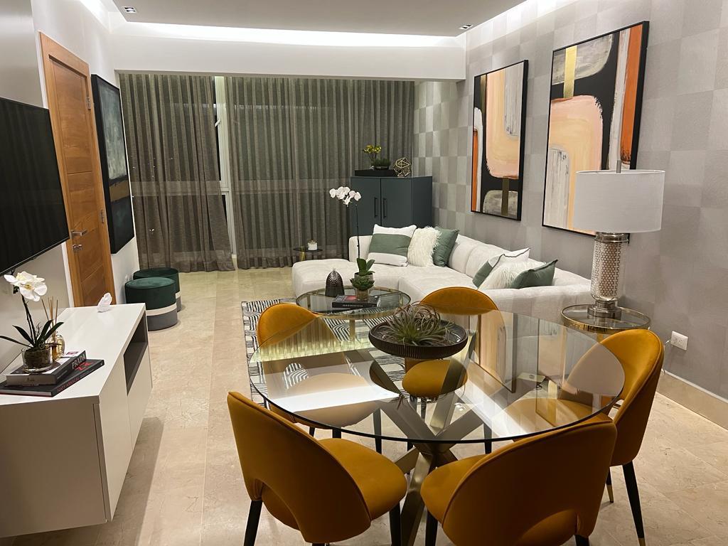 apartamentos - APARTAMENTO DE RENTA AMUEBLADO PISO ALTO SANTIAGO 4