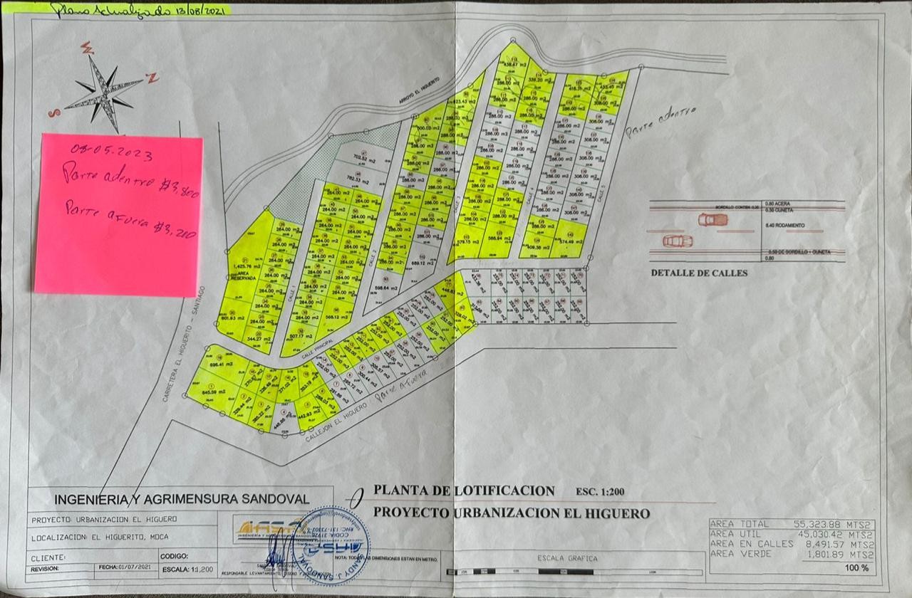 solares y terrenos - Proyecto Urbanización El Higuero 1