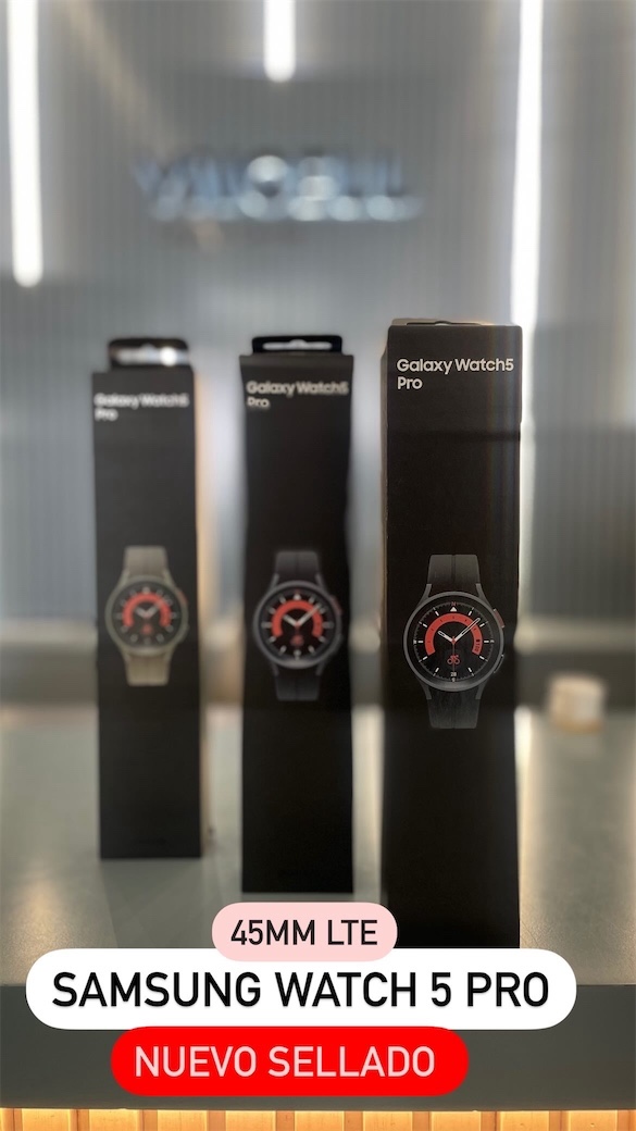 otros electronicos - Samsung Watch 5 pro 45mm LTE nuevo sellado 