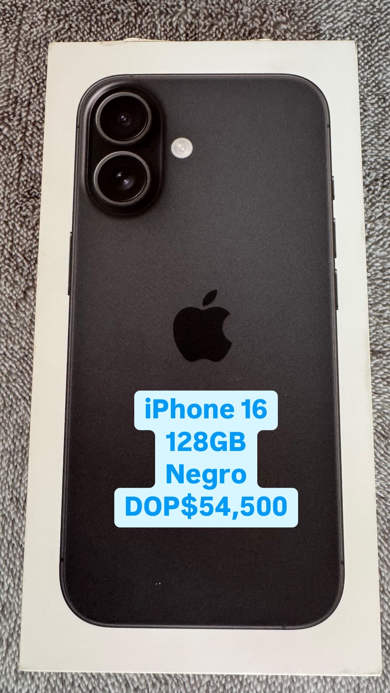 celulares y tabletas - iPhone 16 128 GB Negro