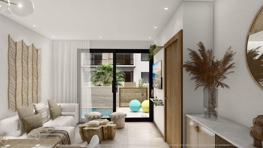 apartamentos - Proyecto en venta Punta Cana #24-137 dos dormitorios, balcón, piscina, gimnasio.
