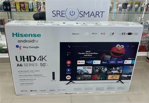 tv - SMART HISENSE ANDROID TV 5O PULGADAS NUEVAS 0KM SELLADAS.