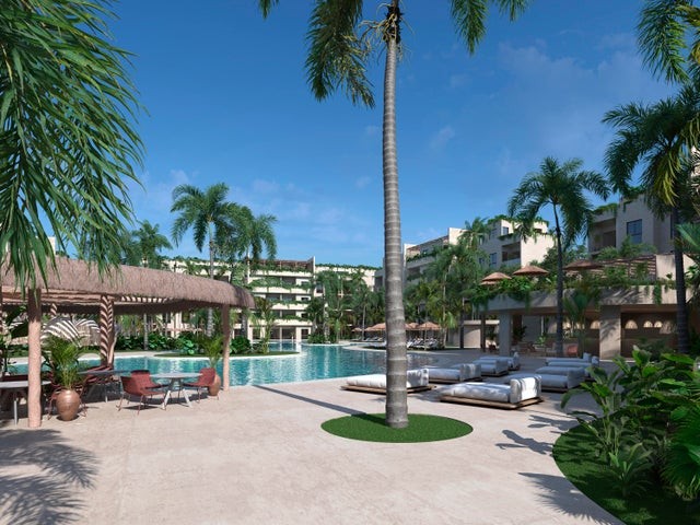 apartamentos - Proyecto en venta Punta Cana #23-1166 un dormitorio, parqueo cubierto, piscina.
 8