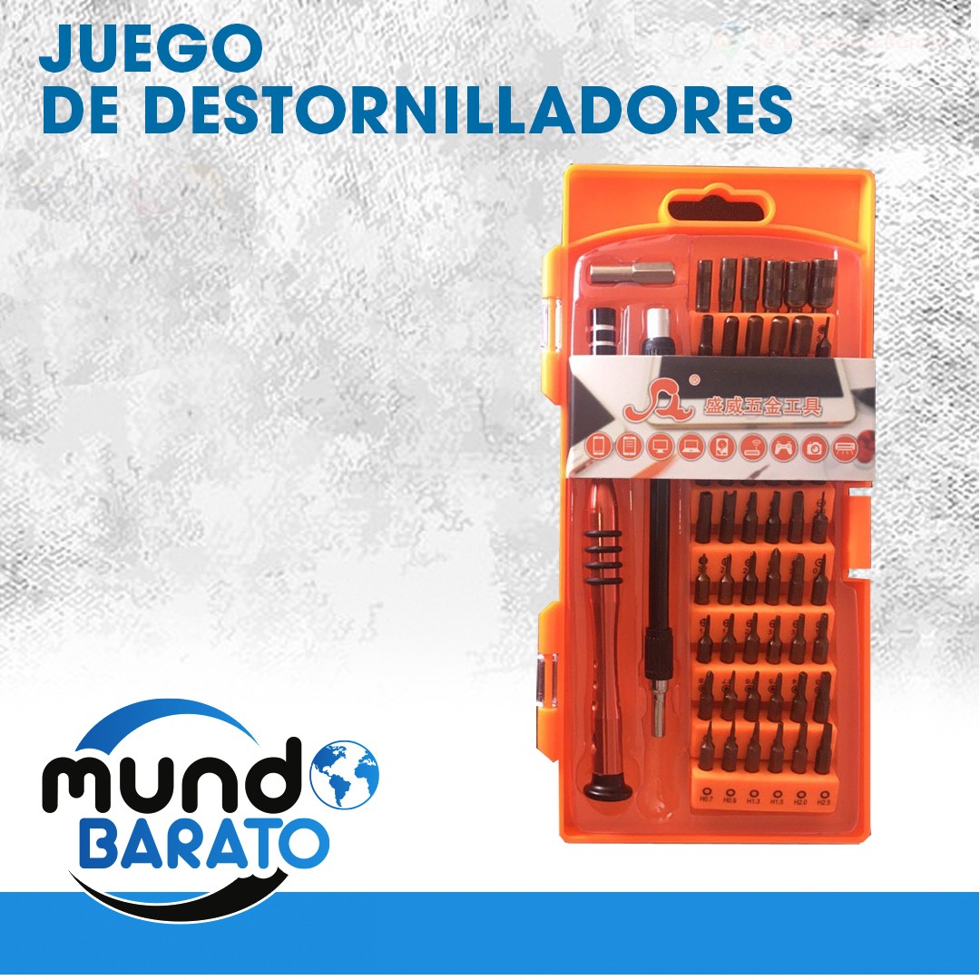 accesorios para electronica - Juego de Destornilladores Profesionales Kit de Herramientas 57 PIEZAS 0