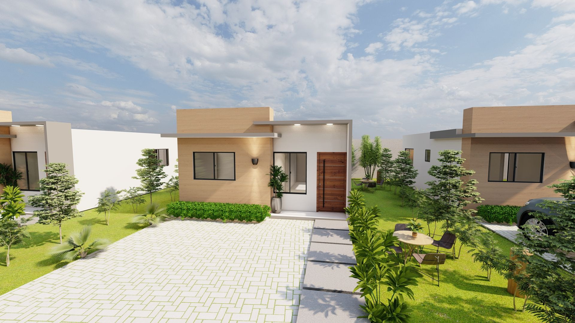 casas - Casas 2Hab en Residencial Privada c/Area Social, Playground y Piscina en Veron B