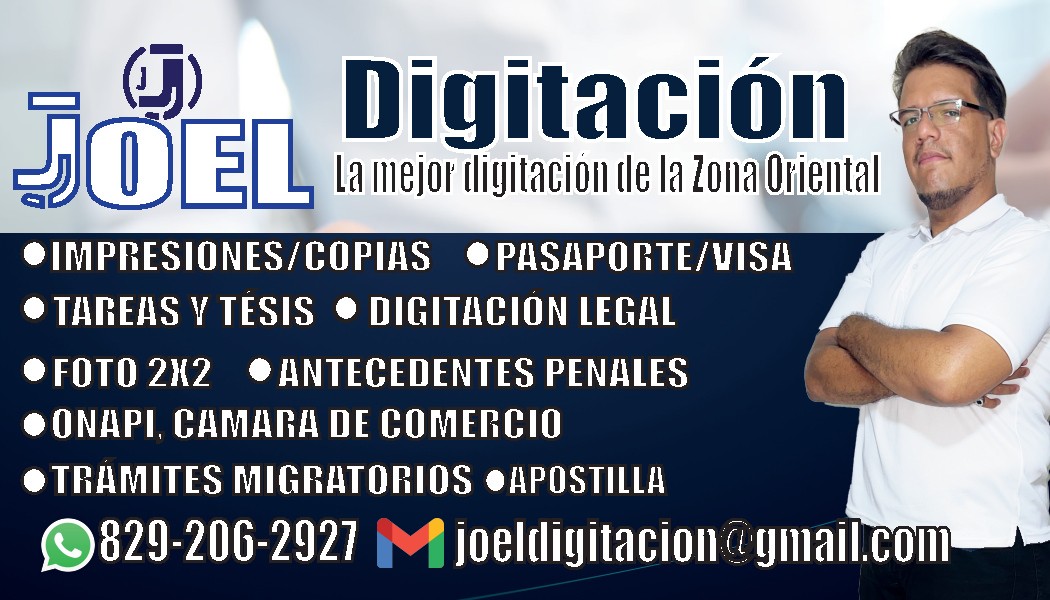 servicios profesionales - Digitacion, Visa, Pasaporte, Apostilla, Tareas, Certificado de Buena Conducta 2