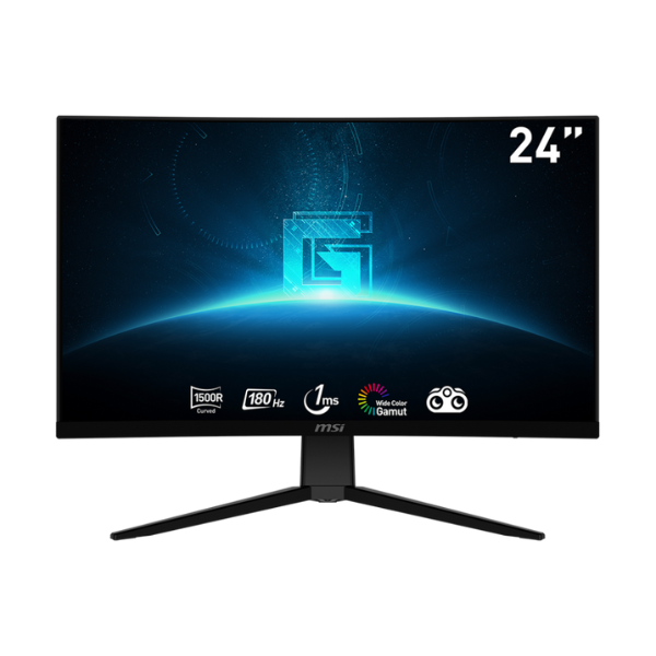 computadoras y laptops - Monitor 180Hz MSI G2422C 24 Pulg Curvo 1080p 