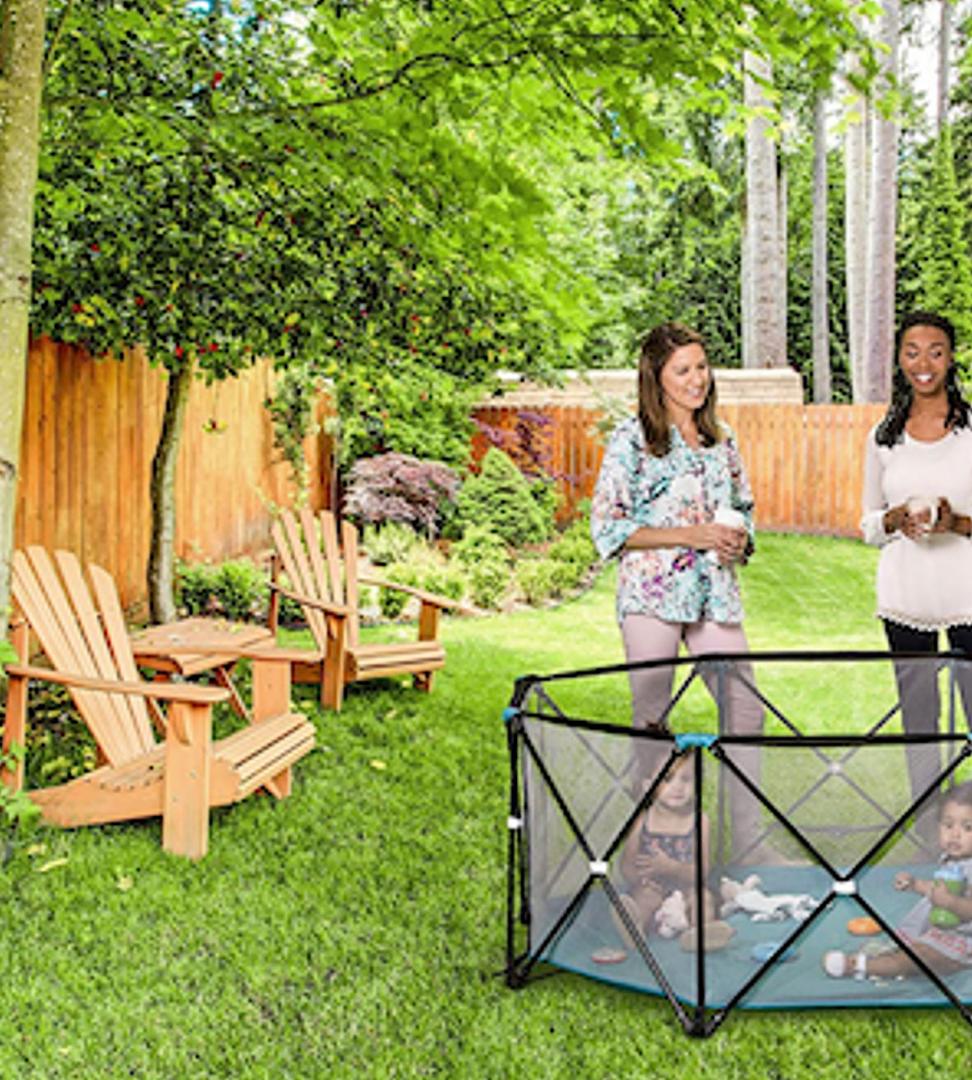 muebles - Corral portátil para bebés y niños pequeños  2