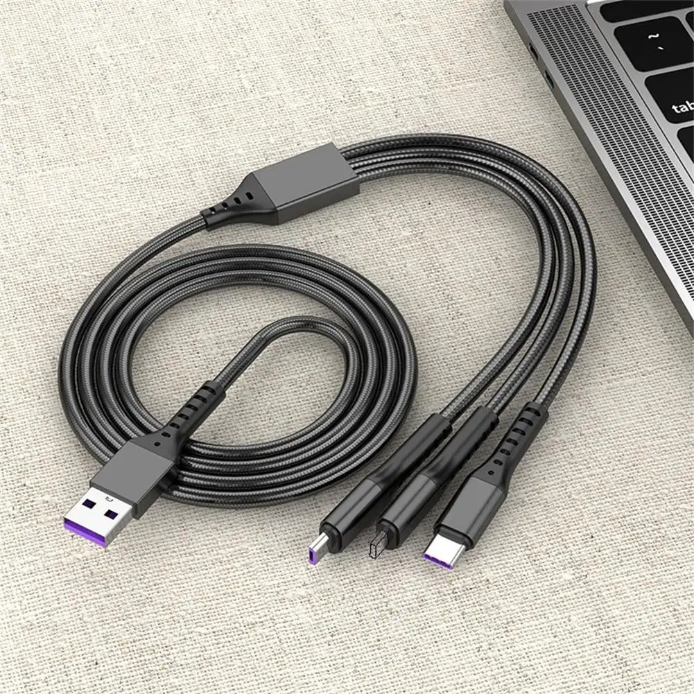 accesorios para electronica - CABLE ADAPTADOR 3 EN 1 USB A TIPO C, IPHONE Y V8 SJX-28 0