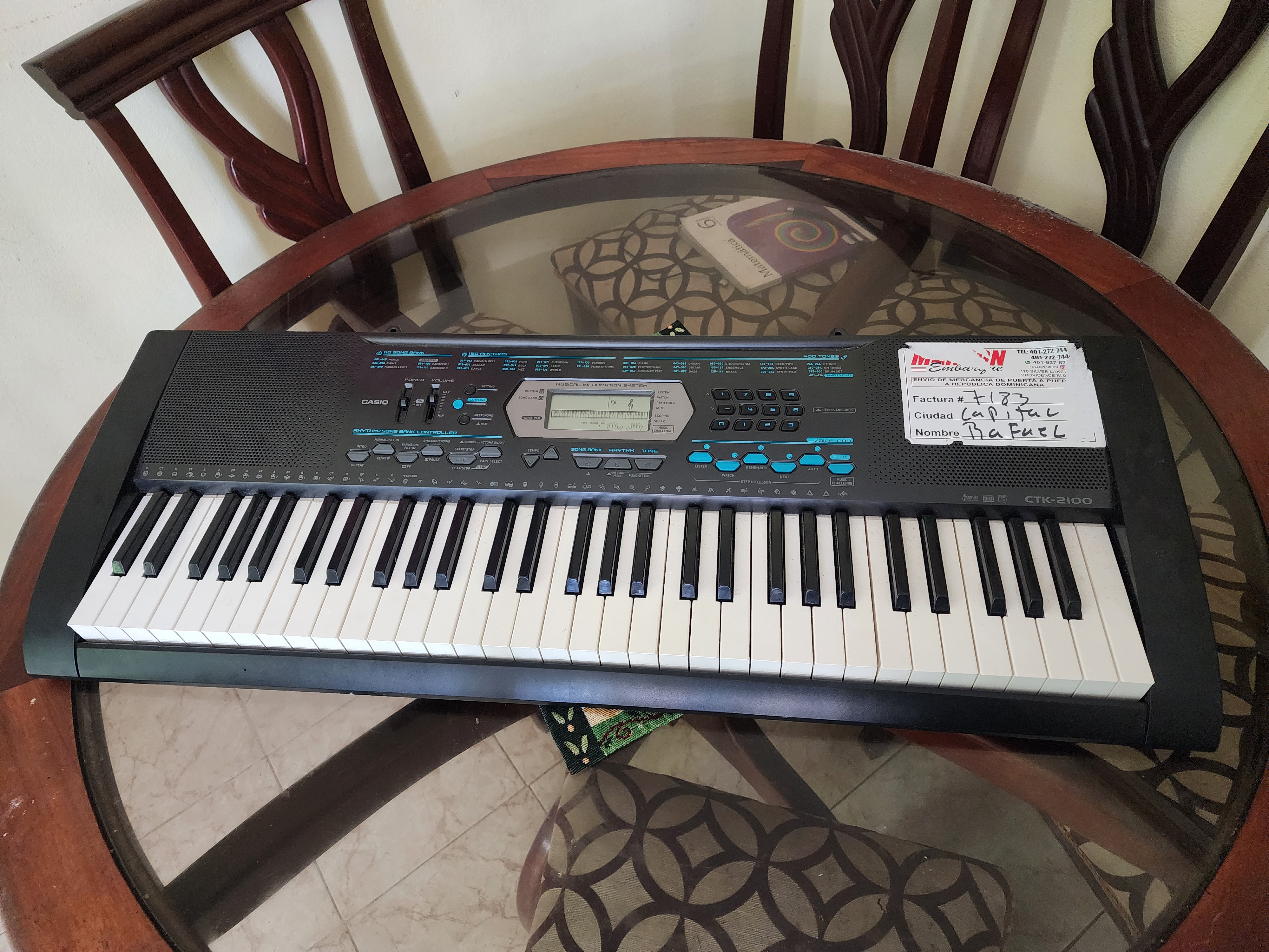 instrumentos musicales - Piano casio ctk 2100  1