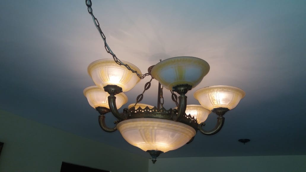 decoración y accesorios - - ELEGANTE LAMPARA DE TECHO  ..