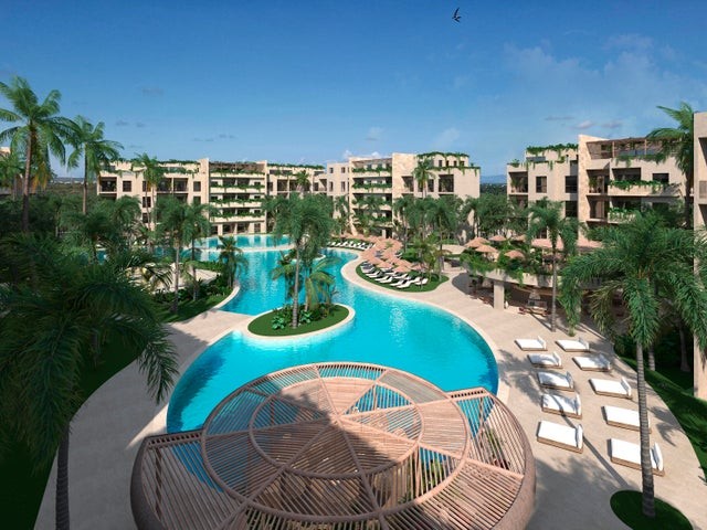 apartamentos - Proyecto en venta Punta Cana #23-1166 un dormitorio, parqueo cubierto, piscina.
 6