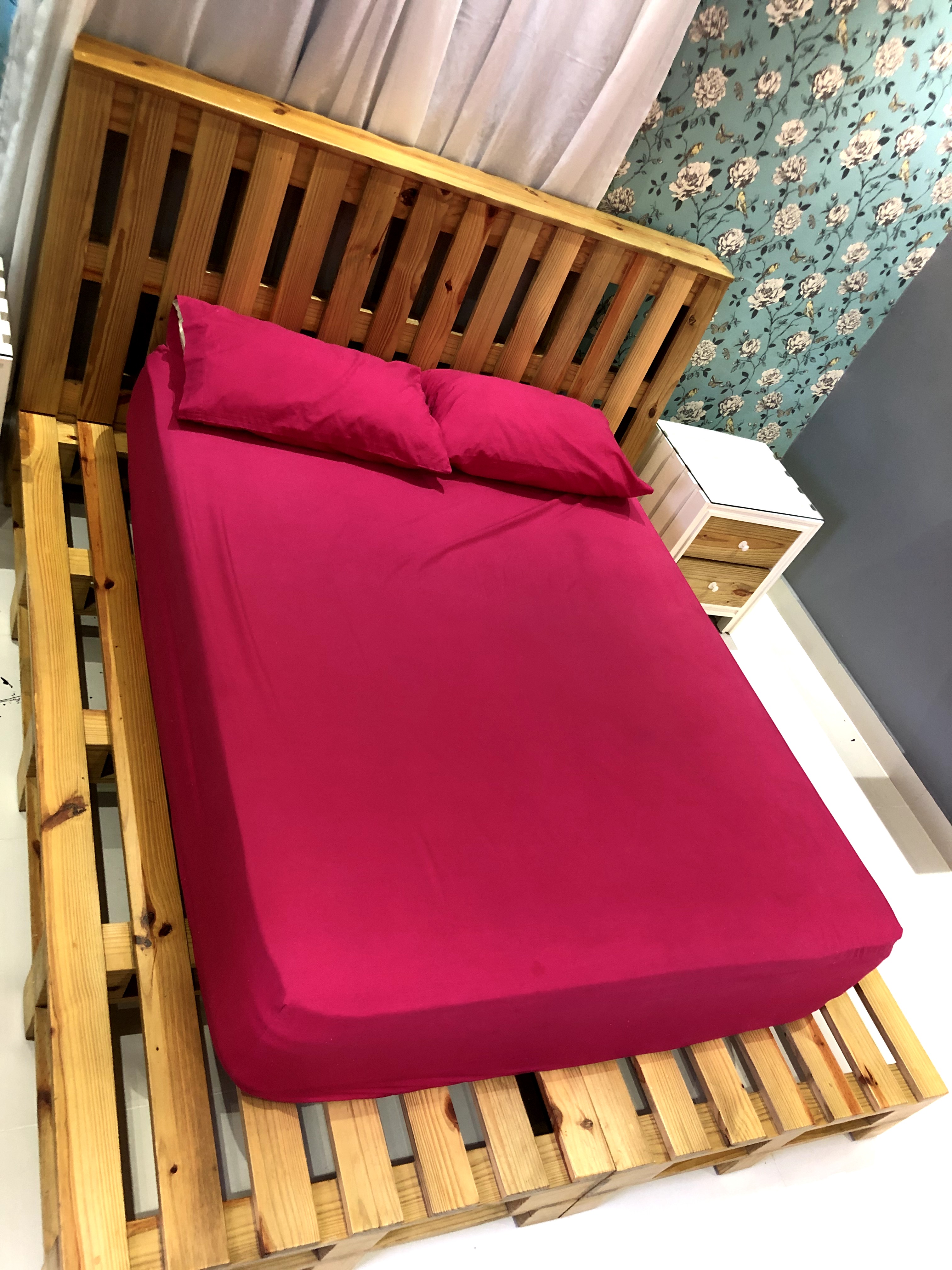 muebles y colchones - ESTRUCTURA DE CAMA PALLET DE PINO - QUEEN Y KING 3