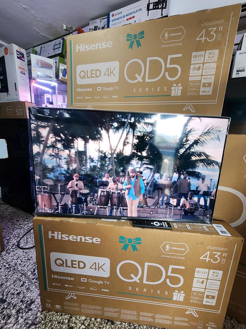 tv - Smart tv Hisense Qled 43" google 1