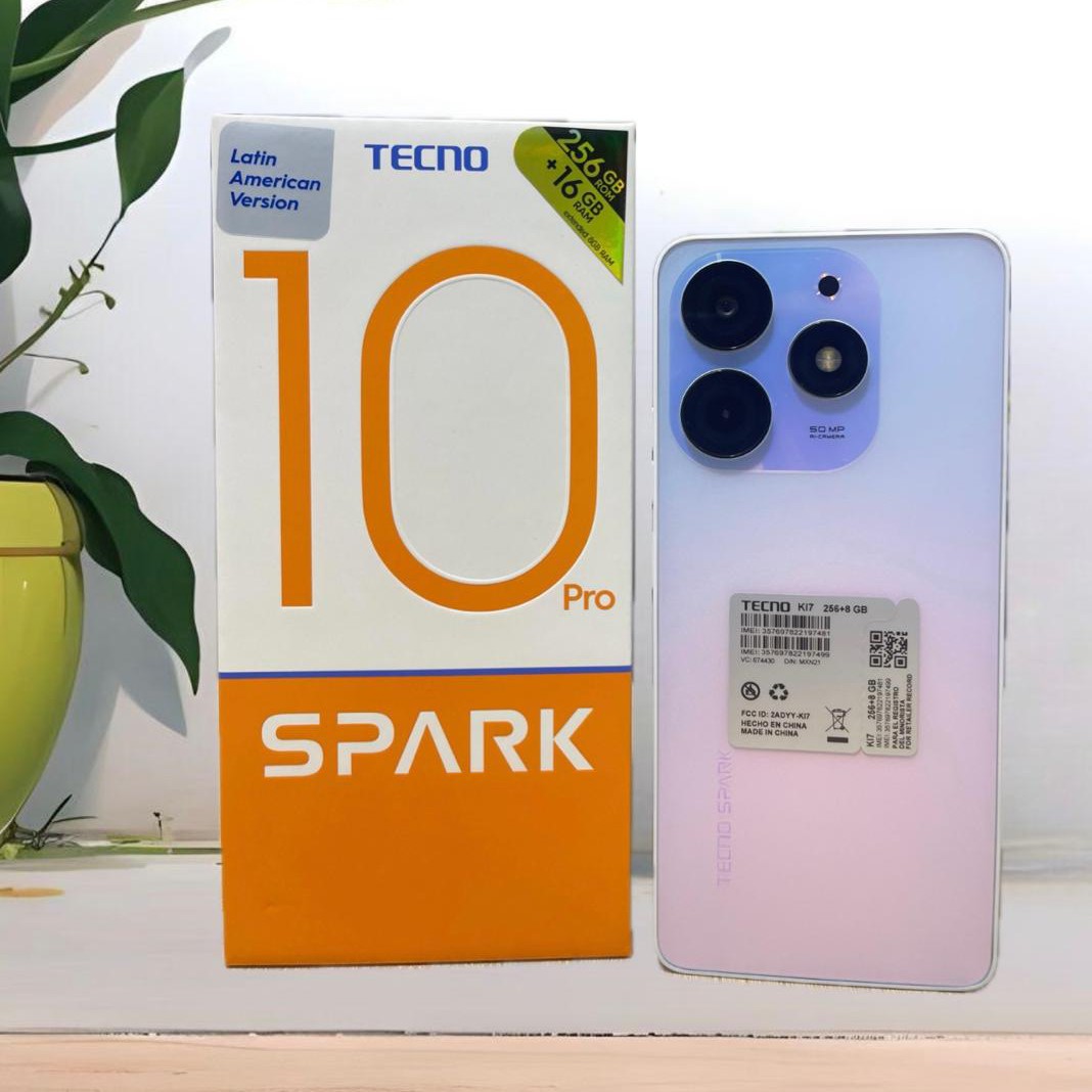 celulares y tabletas - Tecno Spark 10 pro 256Gb 16ram