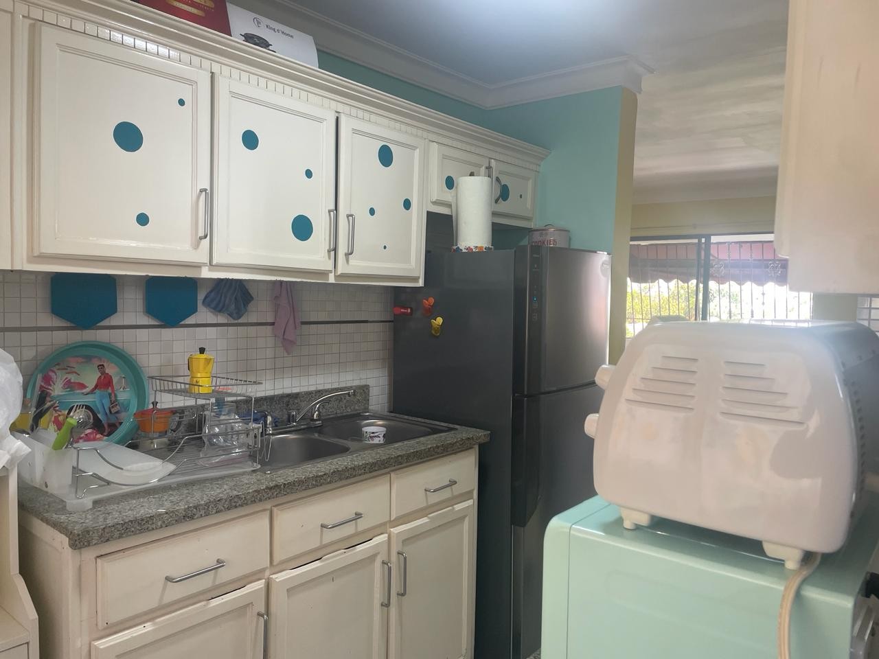 apartamentos - ALQUILO APTO DE 2 HAB VACIO, RD$37,000📍Los Prado
✅4to piso
 5