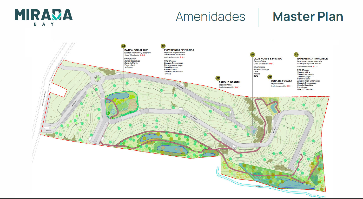 casas vacacionales y villas - Bungalows 1Hab Ecologico Vistas Montanas c/Senderos, Lagos, Bbq, Canchas (Samana 4