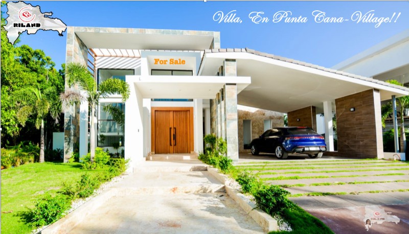 casas vacacionales y villas - INVERSIÓN- VILLA EN PUNTA CANA VILLAGE!! 